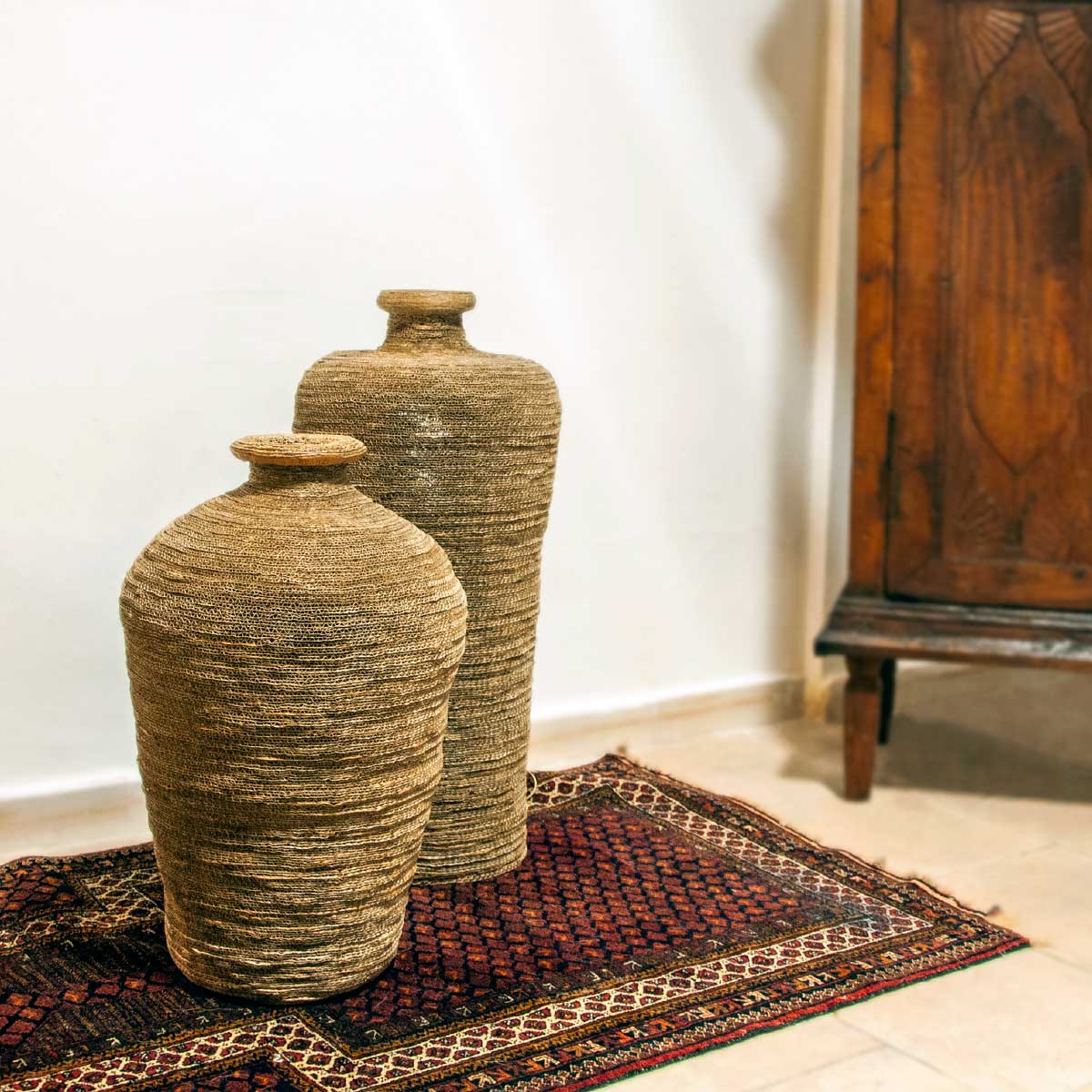 Lamp Aretusa Cardboard Alessandra Bray Italiano Plurale artist