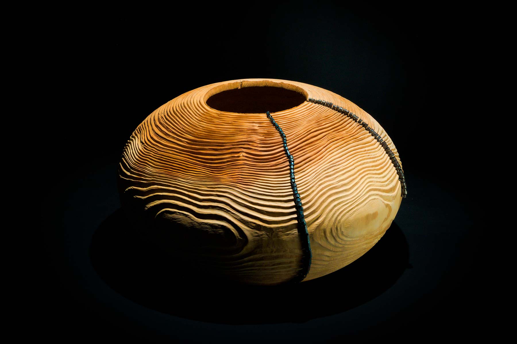 Lorenzo Franceschinis Sculpture Mussidae wood cedar of Lebanon leaf springs Italiano Plurale