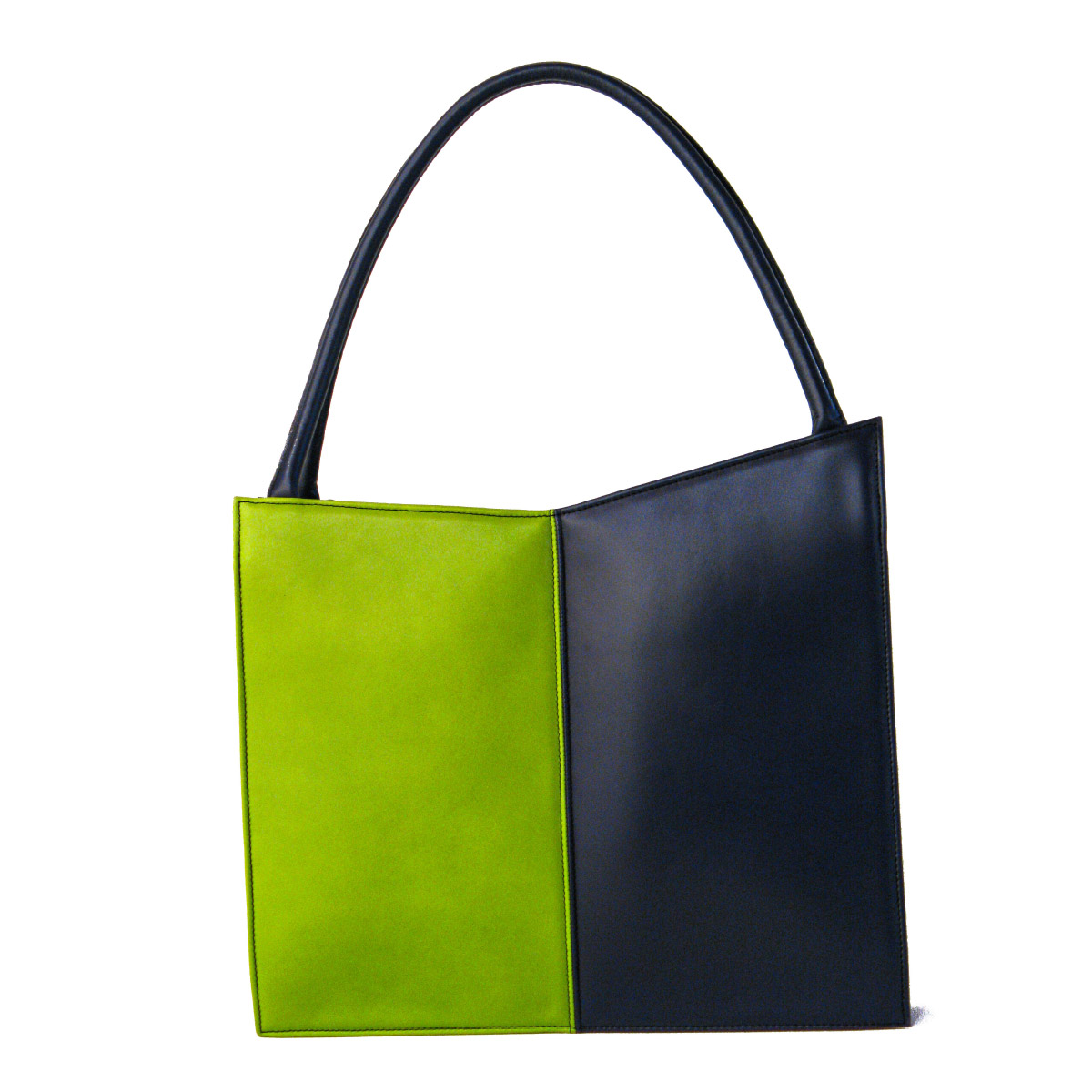 Annalisa Tessarolo Purse Verdeblu leather Italiano Plurale