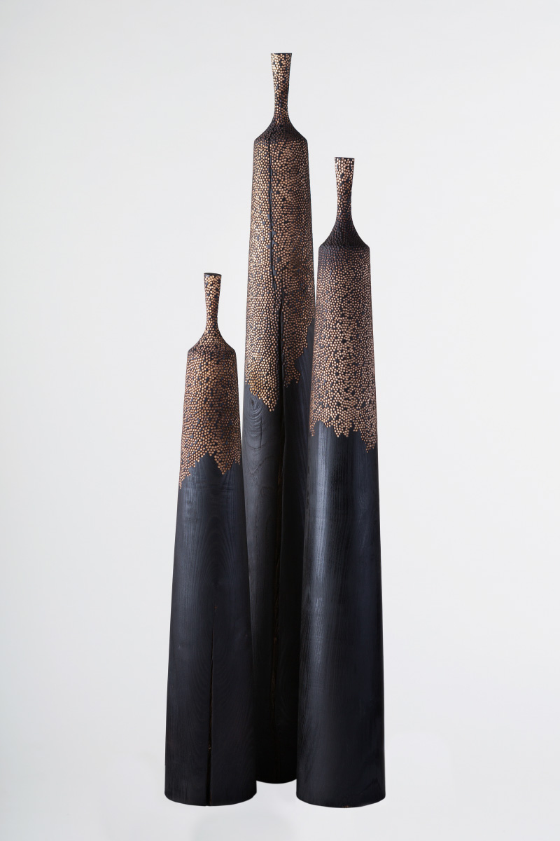 Riccardo Masini Wood Sculpture Bells Fraxinus Ornus