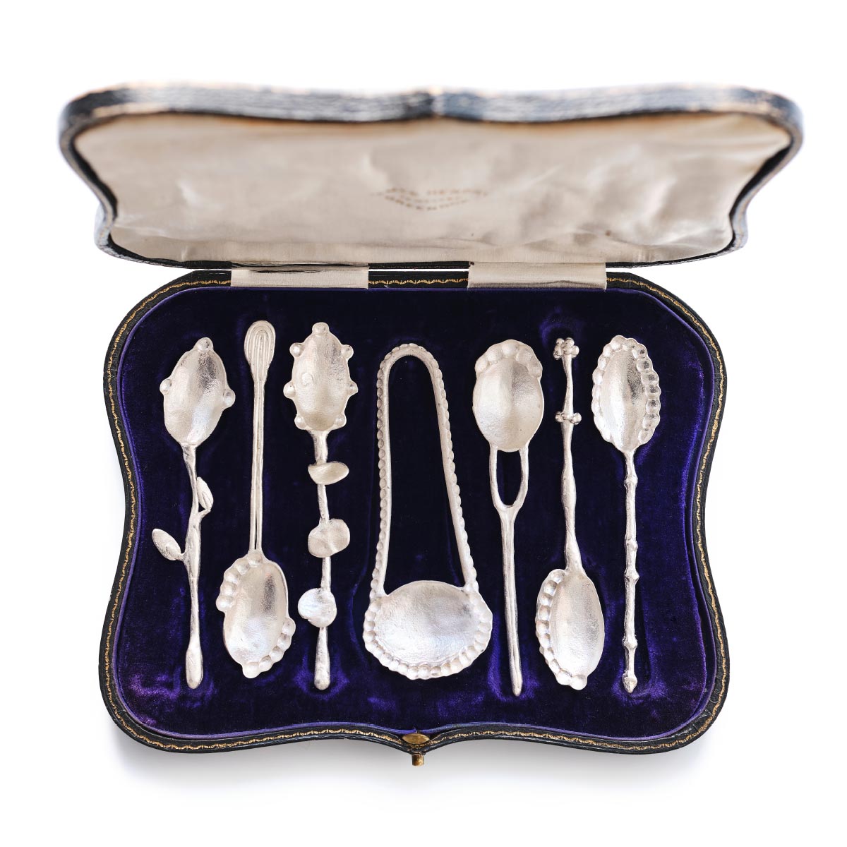 Spoon set capriccio vintage spoon case sterling silver Gabi Veit 2